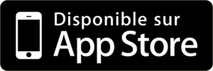 Logo app store pour télécharger l'application